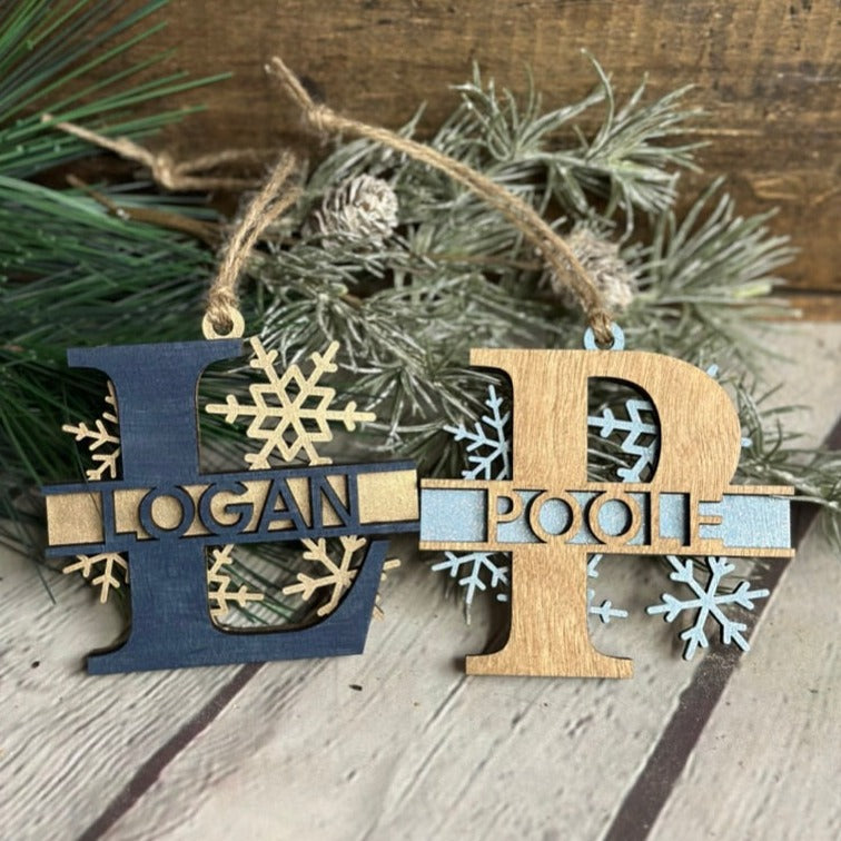 Single Letter Ornament