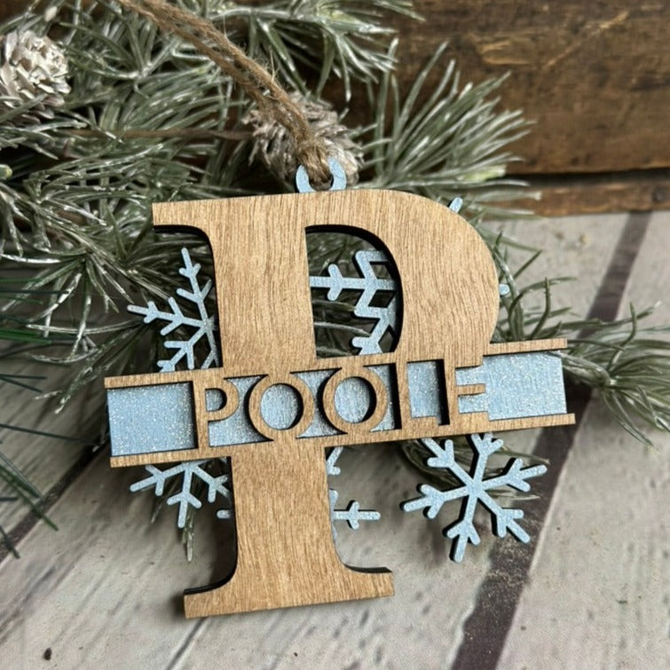 Single Letter Ornament