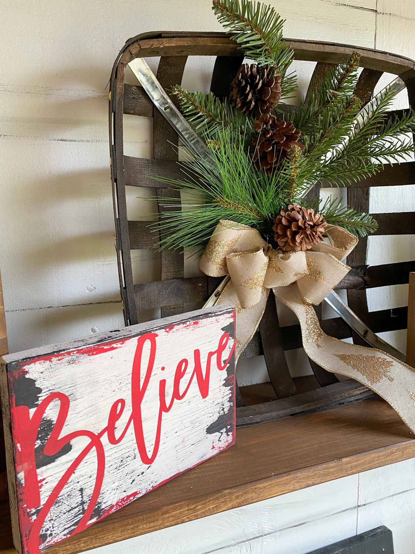 Believe - Christmas Sign