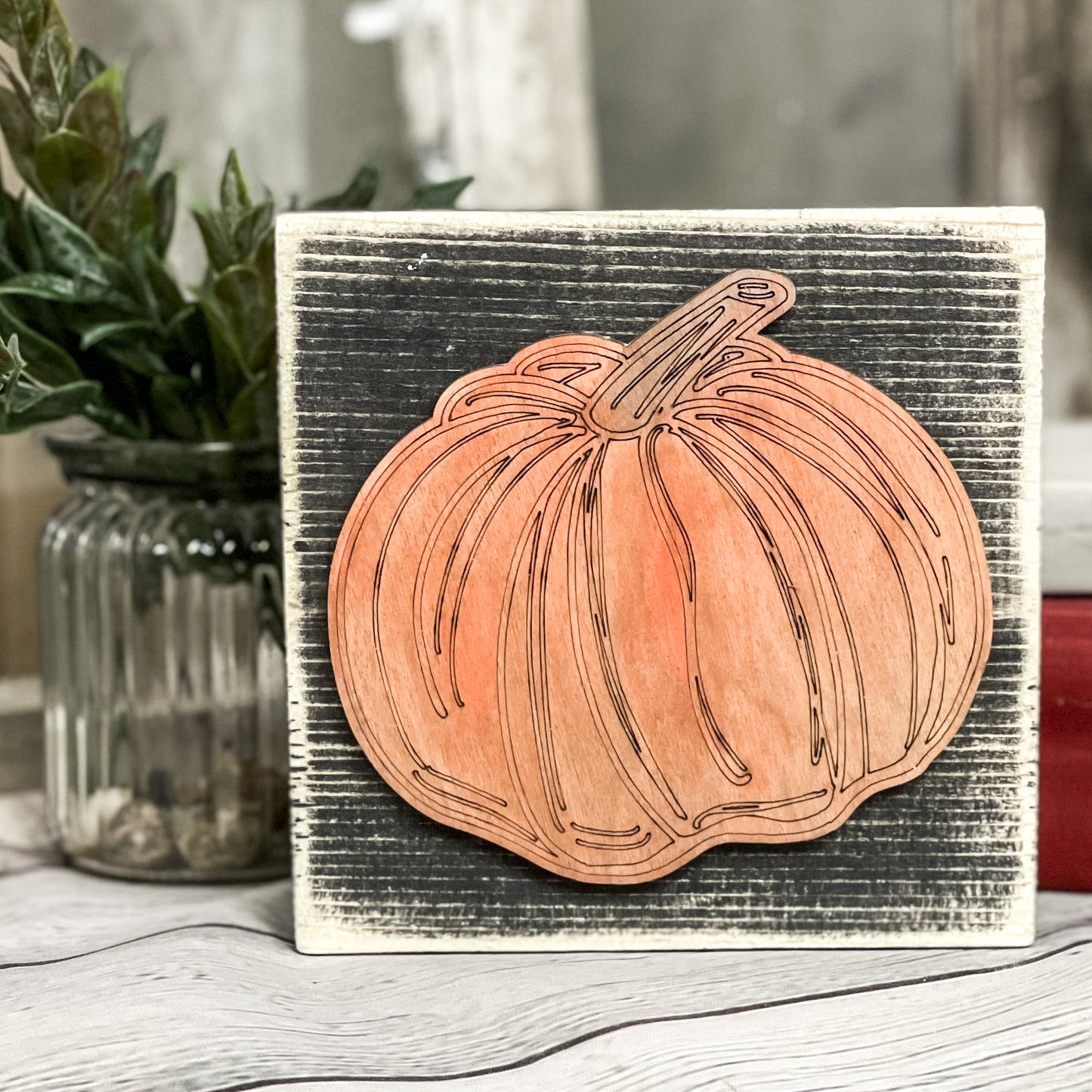 Fall Watercolor Pumpkin
