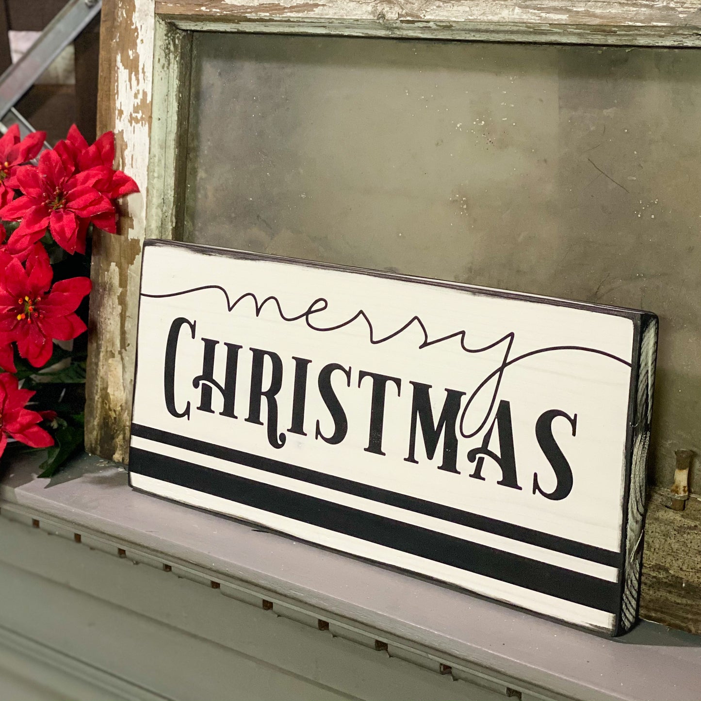 Merry Christmas - wood sign