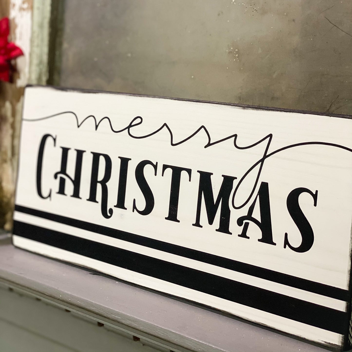 Merry Christmas - wood sign