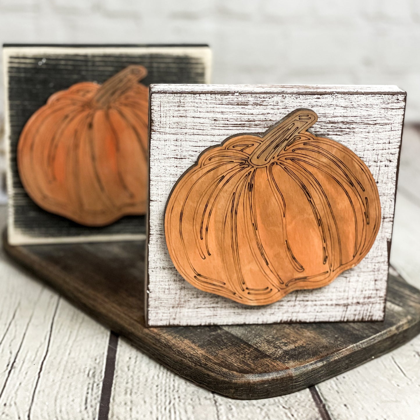 Fall Watercolor Pumpkin