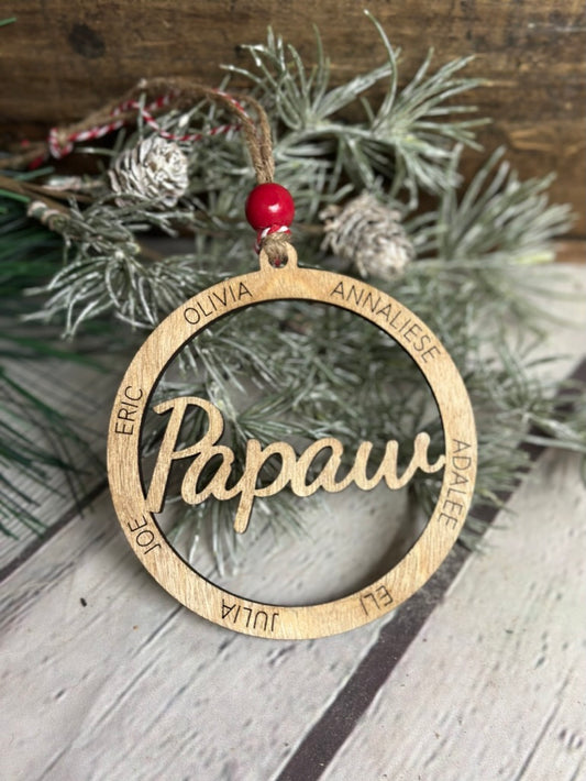 Round Personalized Ornament
