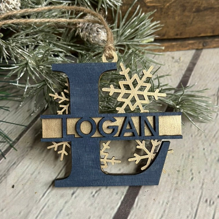 Single Letter Ornament