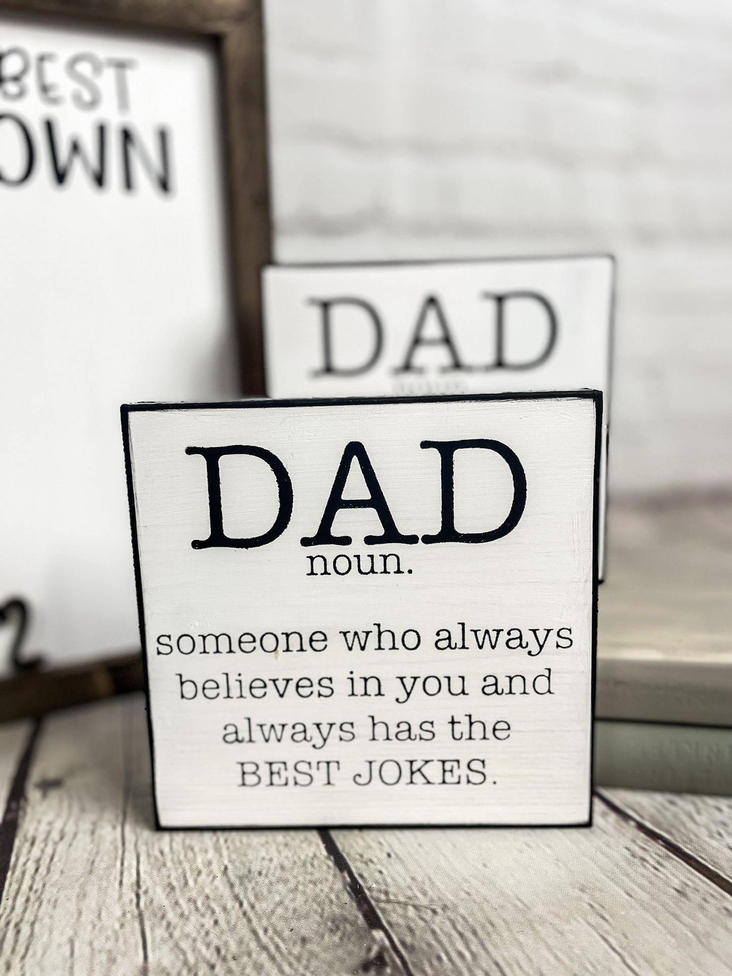 Dad definition - mini wood sign