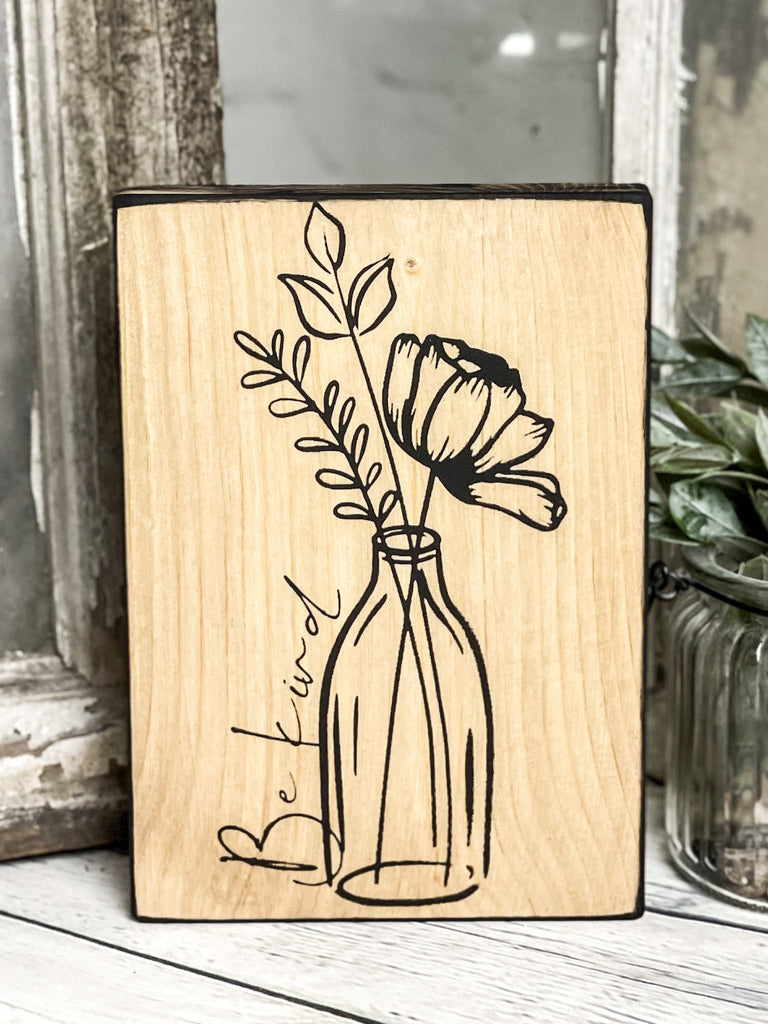 Be Kind - Flower Vase