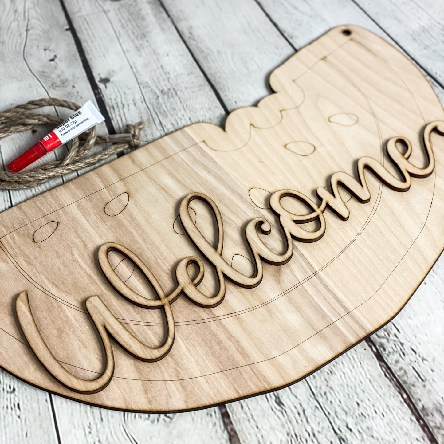 Watermelon Welcome Door Hanger - BLANK