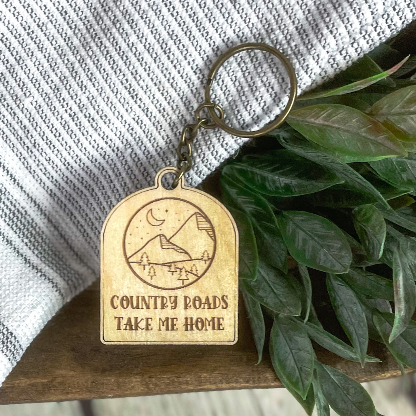 Country Roads Keychain